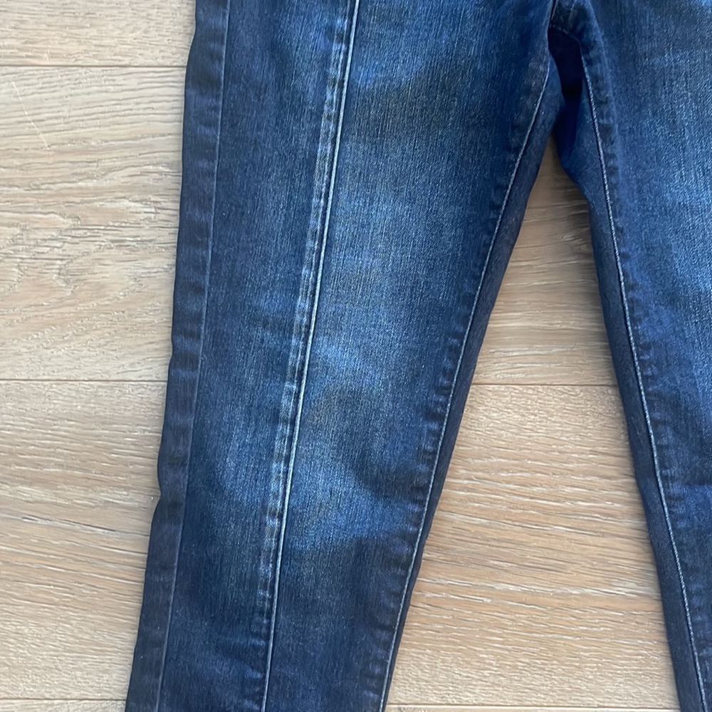 Boston Proper Skinny Exposed Seamed Stretch Deconstructed Hi Low Ankle Jean- 26W - Picture 6 of 11
